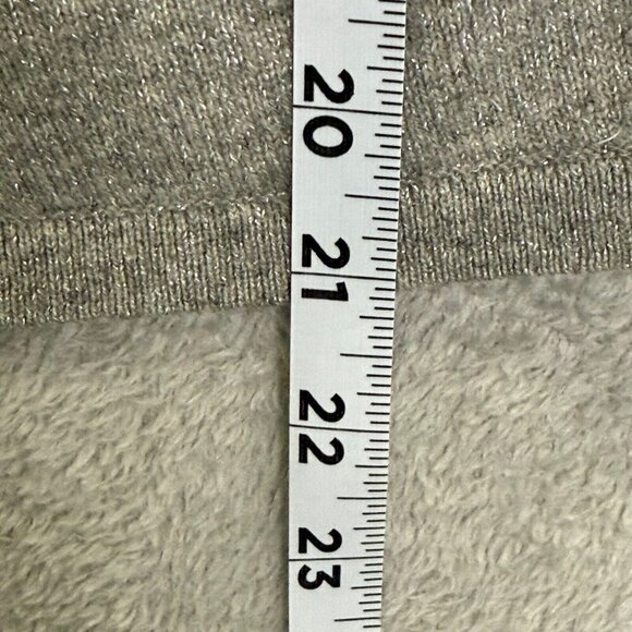 Ann Taylor Cashmere Blend Faux Wrap Sweater Gray Metallic – Size SP - Picture 9 of 9